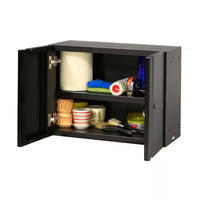 7-Piece Regular Duty Welded Steel Garage Storage System in Black (109 In. W X 75 In. H X 19.6 In. D)