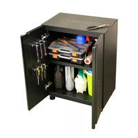 7-Piece Regular Duty Welded Steel Garage Storage System in Black (109 In. W X 75 In. H X 19.6 In. D)