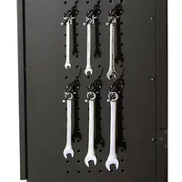 7-Piece Regular Duty Welded Steel Garage Storage System in Black (109 In. W X 75 In. H X 19.6 In. D)